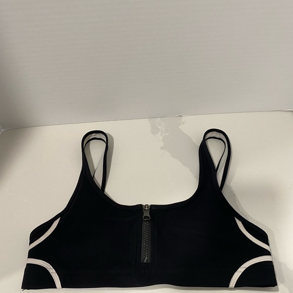 lululemon Other - Lululemon front zip black sports bra, size tag missing looks to be a small